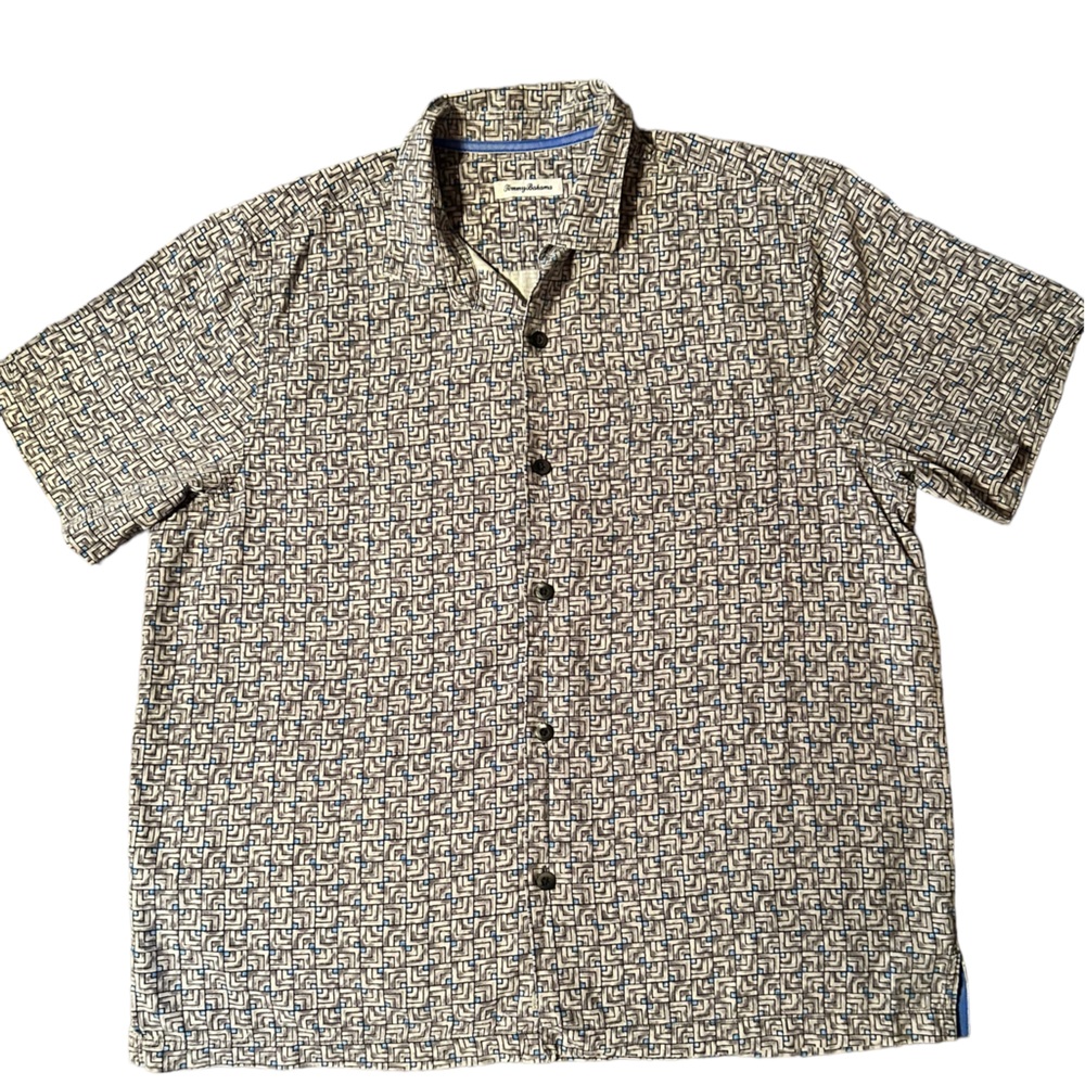 Tommy Bahama, extra large, hundred percent silk